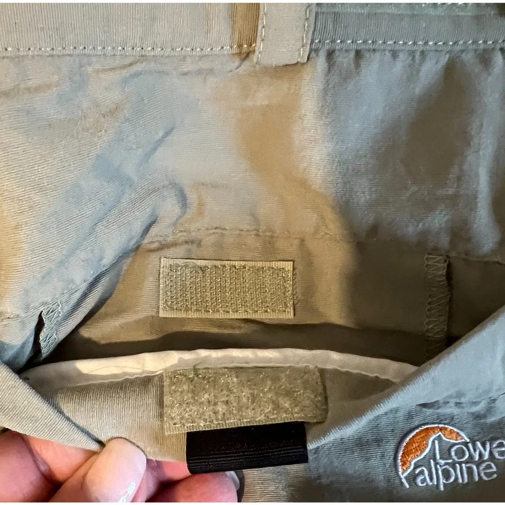 Lowe Alpine Womens Hiking Pants 29 Waist Nylon Zip Away Shorts Outdoor Utility
